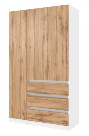 ПАРУС Шкаф 3-х ств. 1200 (белый/вотан) в Тюмени - tumen.mebel24.online | фото