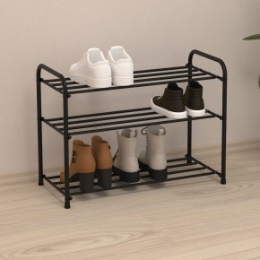 ПДОА23 Ч Подставка для обуви "Альфа 23" Черный в Тюмени - tumen.mebel24.online | фото 1