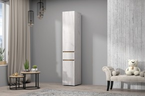 Пенал Лиана (Дуб Крафт Белый/Дуб Крафт Золотой) в Тюмени - tumen.mebel24.online | фото