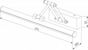 Подсветка для картины Elektrostandard Monza a064138 в Тюмени - tumen.mebel24.online | фото 4