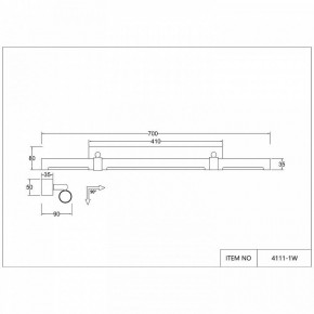 Подсветка для картины Favourite Cuero 4111-1W в Тюмени - tumen.mebel24.online | фото 3