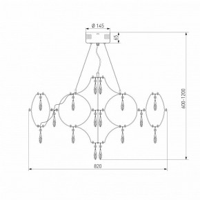Подвесная люстра Bogate-s Tense 443/1 в Тюмени - tumen.mebel24.online | фото 7