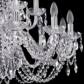 Подвесная люстра Bohemia Ivele Crystal 1402 1402/12+6/300/2d/Ni в Тюмени - tumen.mebel24.online | фото 2