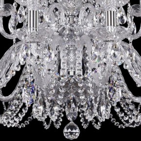 Подвесная люстра Bohemia Ivele Crystal 1402 1402/12+6/300/2d/Ni в Тюмени - tumen.mebel24.online | фото 3
