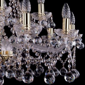 Подвесная люстра Bohemia Ivele Crystal 1413 1413/10+5/300/G/Balls в Тюмени - tumen.mebel24.online | фото 3