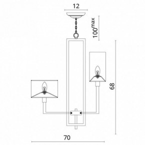 Подвесная люстра Divinare Porta 5933/01 LM-8 в Тюмени - tumen.mebel24.online | фото 5