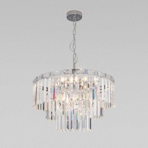 Подвесная люстра Eurosvet Elegante 10130/8 хром/прозрачный хрусталь Strotskis в Тюмени - tumen.mebel24.online | фото 2