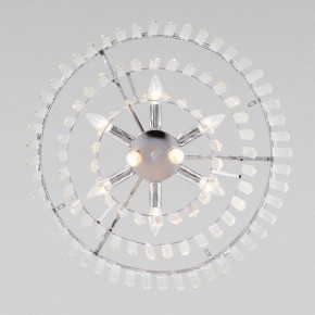 Подвесная люстра Eurosvet Elegante 10130/8 хром/прозрачный хрусталь Strotskis в Тюмени - tumen.mebel24.online | фото 4
