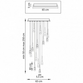 Подвесная люстра Lightstar Cone 757161 в Тюмени - tumen.mebel24.online | фото 5