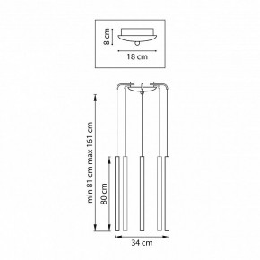 Подвесная люстра Lightstar Tubo L5T747443 в Тюмени - tumen.mebel24.online | фото 3