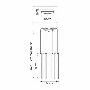 Подвесная люстра Lightstar Tubo L8T747443 в Тюмени - tumen.mebel24.online | фото 3