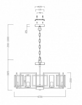 Подвесная люстра Maytoni Bowi H009PL-06G в Тюмени - tumen.mebel24.online | фото 4