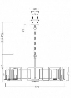 Подвесная люстра Maytoni Bowi H009PL-08G в Тюмени - tumen.mebel24.online | фото 4