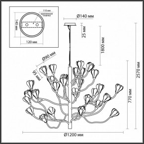 Подвесная люстра Odeon Light Gardi 5090/30 в Тюмени - tumen.mebel24.online | фото 2