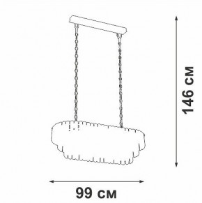 Подвесная люстра Vitaluce V5353 V5353-8/19 в Тюмени - tumen.mebel24.online | фото 4