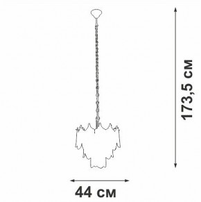 Подвесная люстра Vitaluce V5813 V5813-8/5 в Тюмени - tumen.mebel24.online | фото 3