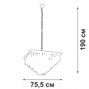 Подвесная люстра Vitaluce V5818 V5818-8/13 в Тюмени - tumen.mebel24.online | фото 5