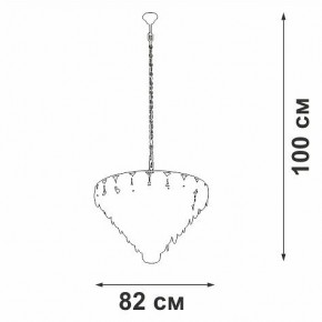 Подвесная люстра Vitaluce V58340 V58340-8/25 в Тюмени - tumen.mebel24.online | фото 3