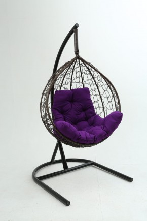 Подвесное кресло Бароло (коричневый/фиолетовый) в Тюмени - tumen.mebel24.online | фото