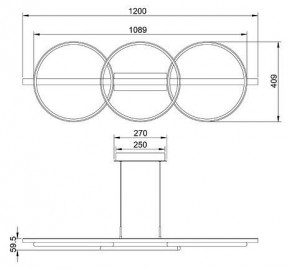 Подвесной светильник Arte Lamp Fluido A3913SP-24BK в Тюмени - tumen.mebel24.online | фото 3