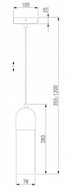 Подвесной светильник Eurosvet Airon 50180/1 янтарный в Тюмени - tumen.mebel24.online | фото 2