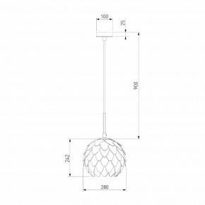 Подвесной светильник Eurosvet Cedro 304/1 в Тюмени - tumen.mebel24.online | фото 4