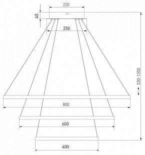 Подвесной светильник Eurosvet Collars 90264/3 черный в Тюмени - tumen.mebel24.online | фото 7