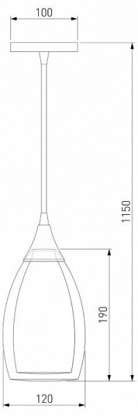 Подвесной светильник Eurosvet Cosmic 50085/1 золото в Тюмени - tumen.mebel24.online | фото 5