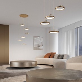 Подвесной светильник Eurosvet Crespella 90034/6 золото в Тюмени - tumen.mebel24.online | фото 4