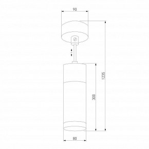 Подвесной светильник Eurosvet Double Topper 50135/1 LED хром/черный в Тюмени - tumen.mebel24.online | фото 4