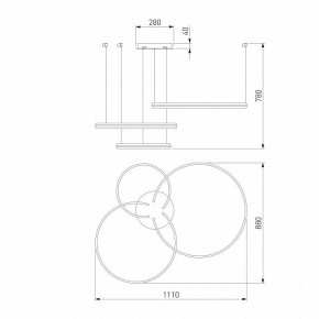 Подвесной светильник Eurosvet Gap 90180/3 сатин-никель в Тюмени - tumen.mebel24.online | фото 5