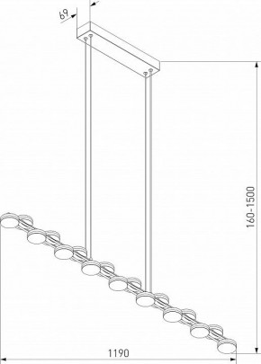 Подвесной светильник Eurosvet Tapioca 90332/17 черный в Тюмени - tumen.mebel24.online | фото 6