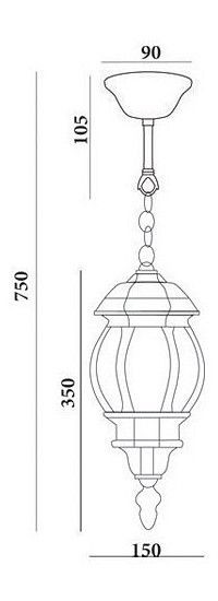 Подвесной светильник Feron 8105 11103 в Тюмени - tumen.mebel24.online | фото 4