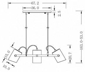 Подвесной светильник Freya Elori FR4005PL-03WB в Тюмени - tumen.mebel24.online | фото 8