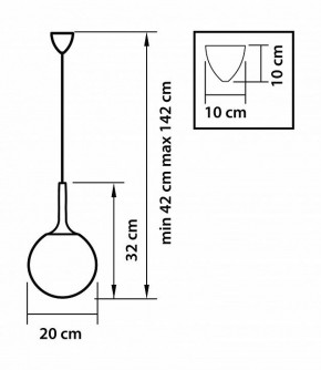 Подвесной светильник Lightstar Globo 813021 в Тюмени - tumen.mebel24.online | фото 3