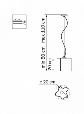 Подвесной светильник Lightstar Nubi 802110 в Тюмени - tumen.mebel24.online | фото 3