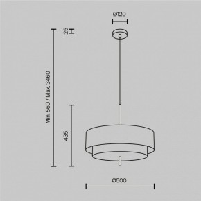Подвесной светильник Maytoni Bergamo MOD613PL-05W1 в Тюмени - tumen.mebel24.online | фото 4