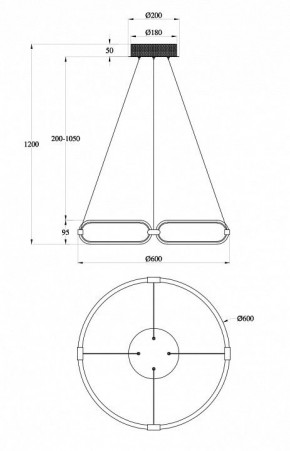 Подвесной светильник Maytoni Chain MOD017PL-L50N в Тюмени - tumen.mebel24.online | фото 6