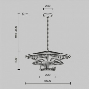 Подвесной светильник Maytoni Costa MOD394PL-01BS1 в Тюмени - tumen.mebel24.online | фото 5