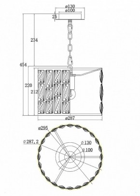 Подвесной светильник Maytoni Gelid MOD184-PL-01-CH в Тюмени - tumen.mebel24.online | фото 8
