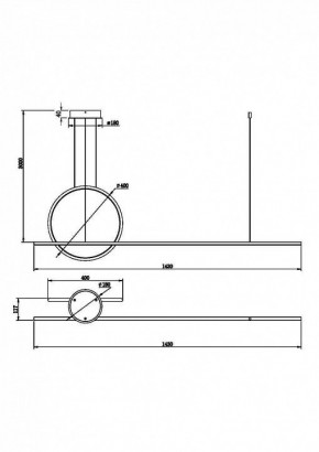 Подвесной светильник Maytoni Halo MOD247PL-L49BSK в Тюмени - tumen.mebel24.online | фото 3