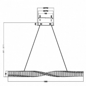 Подвесной светильник Maytoni Krone P097PL-L28BS3K в Тюмени - tumen.mebel24.online | фото 3