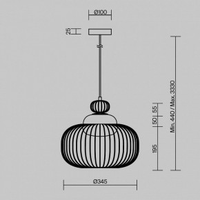 Подвесной светильник Maytoni Levitation MOD376PL-01G в Тюмени - tumen.mebel24.online | фото 5