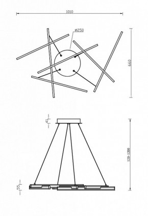 Подвесной светильник Maytoni Line MOD016PL-L75B в Тюмени - tumen.mebel24.online | фото 3
