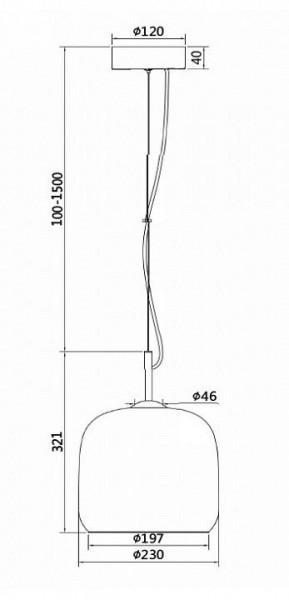 Подвесной светильник Maytoni Madmen MOD128PL-L6SG в Тюмени - tumen.mebel24.online | фото 6
