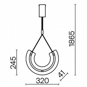 Подвесной светильник Maytoni Maya P091PL-L18G3K1 в Тюмени - tumen.mebel24.online | фото 5