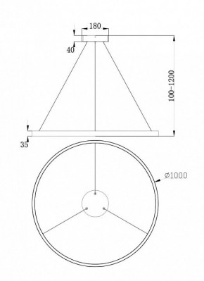 Подвесной светильник Maytoni Rim MOD058PL-L54BS4K в Тюмени - tumen.mebel24.online | фото 4