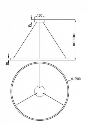 Подвесной светильник Maytoni Rim MOD058PL-L65BK в Тюмени - tumen.mebel24.online | фото 5