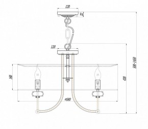 Подвесной светильник Maytoni Roma ARM006PL-06G в Тюмени - tumen.mebel24.online | фото 3