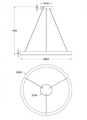 Подвесной светильник Maytoni Saturno MOD415PL-L60BS4K в Тюмени - tumen.mebel24.online | фото 4